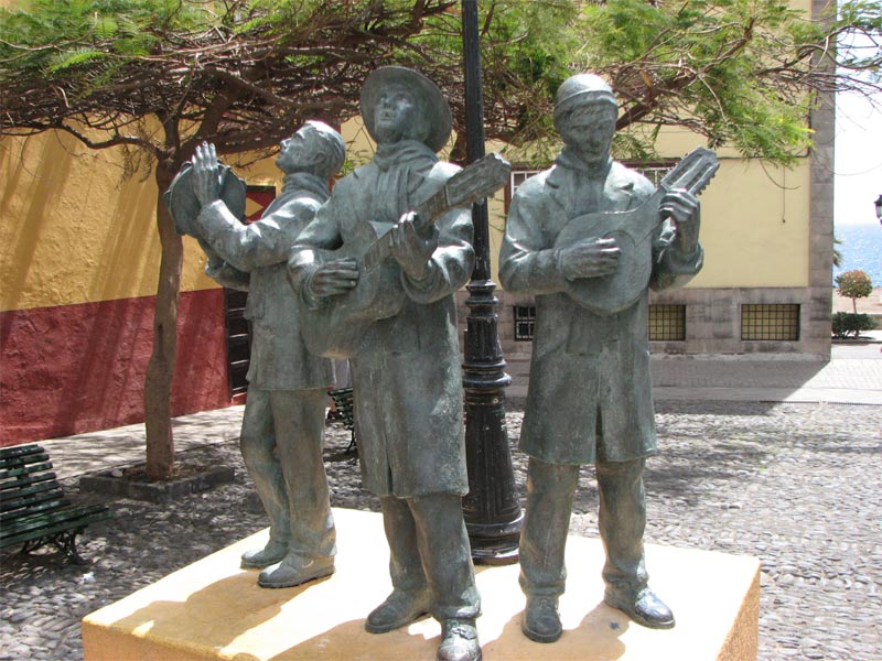 Santa Cruz de la Palma, drie muzikanten