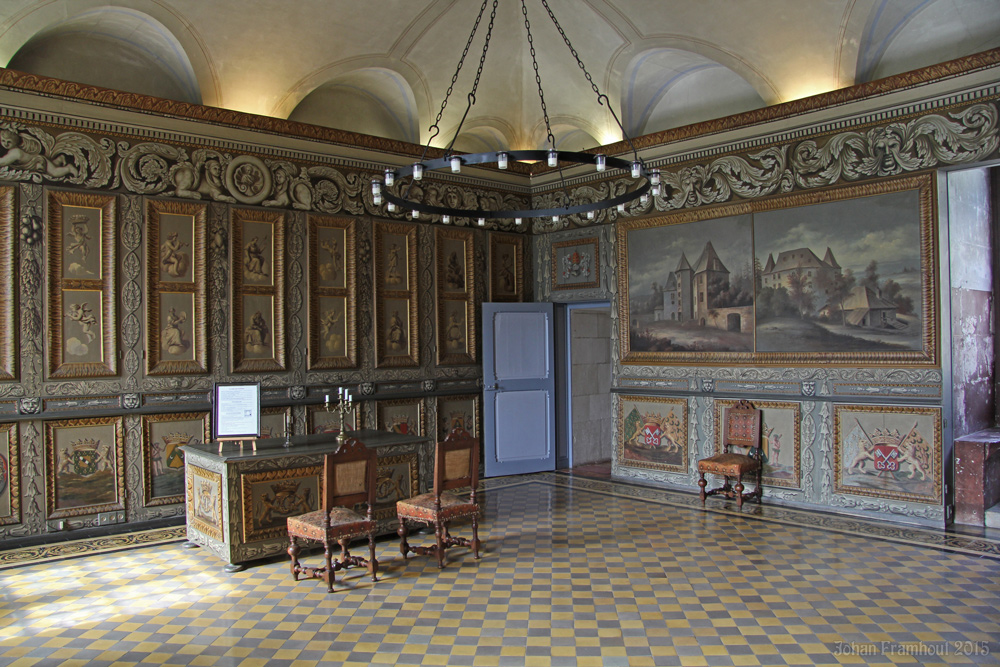 Ancy-le-Franc, interior of the castle