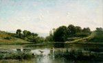 Charles-François Daubigny, The ponds of Gylieu, 1853