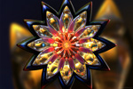 3D Mandala, Crystal energy, by Johan Framhout on art7d.be