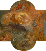 Eugène Delacroix (1798-1863), Apollo slays Python, 1850
