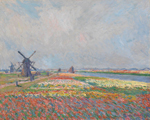 Claude Monet (1840 - 1926), Tulip fields near The Hague, 1886