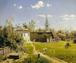 Vasily Dmitrievich Polenov, Moscow courtyard, 1878, oil on canvas