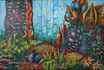 to Fantasy flora, oil on linen,  by Johan Framhout 