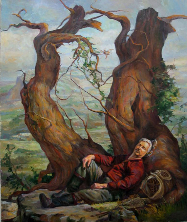 Boris Dubrov (oil on canvas)