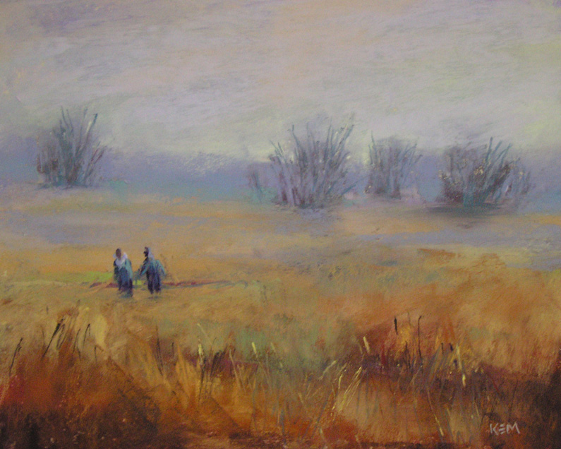 Karen Margulis, Misty Landscape Painting
