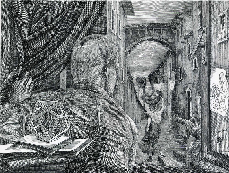 Istvan Orosz, Escher looks for Inspiration