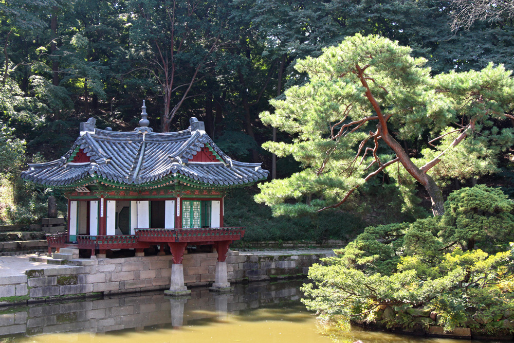 Secret garden in Changdeok Palace