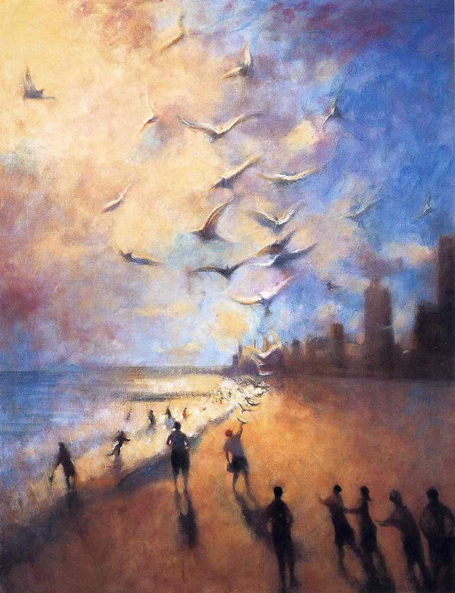 Bill Jacklin, St. Francis and the Birds, Coney Island