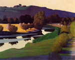Felix Vallotton, Evening on the Loire, 1923