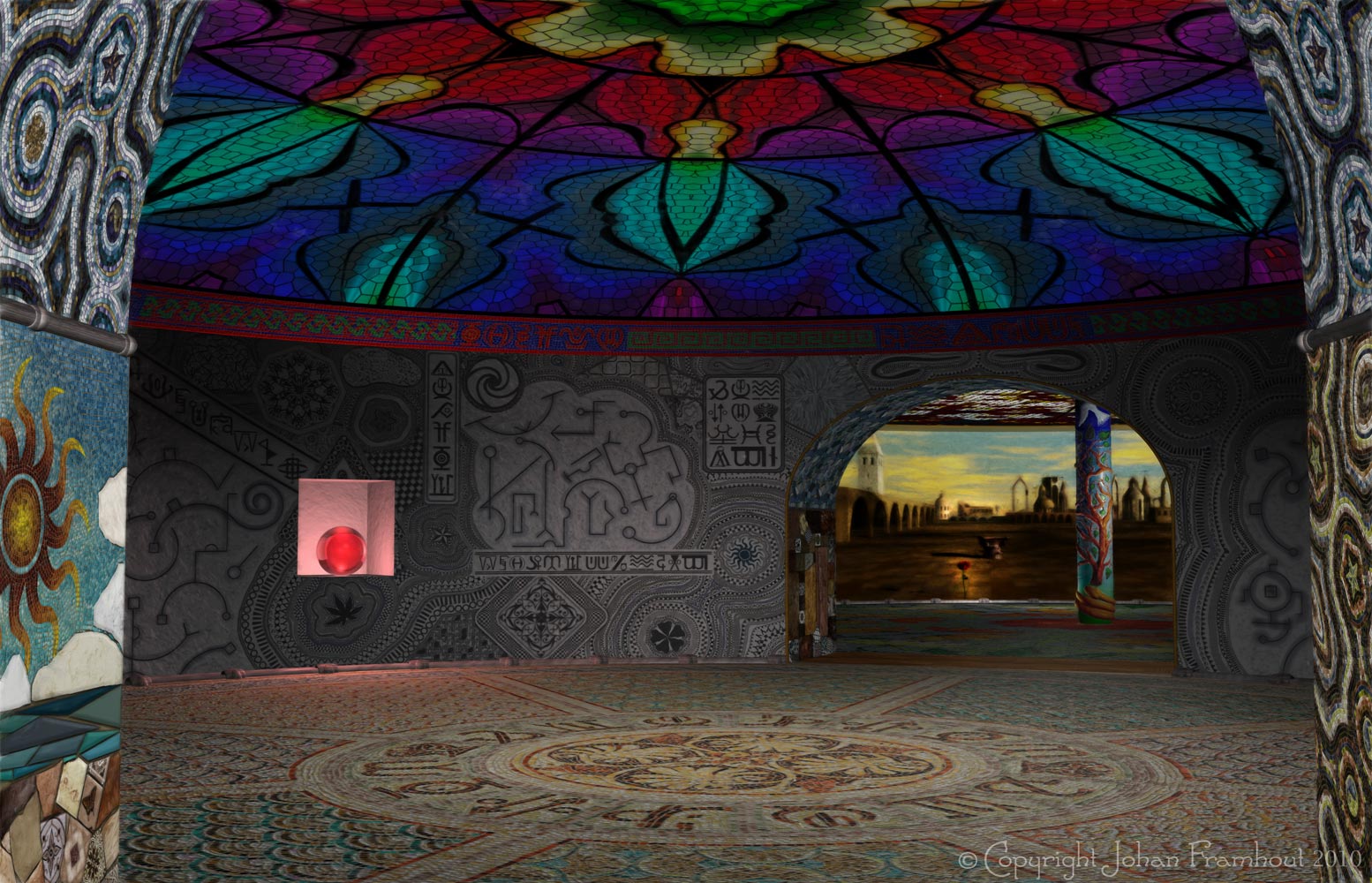 3D-art, The 17th Temple of Damanhur