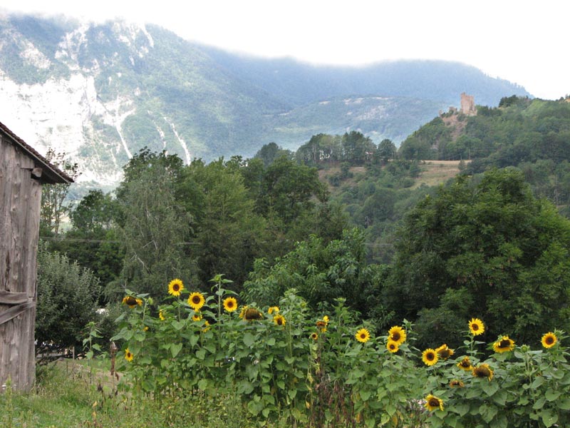 omgeving Saint-Firmin met de ruïnes