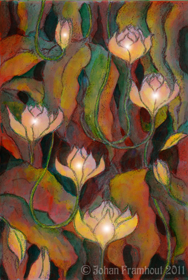 Paintings, Light Flowers 2 