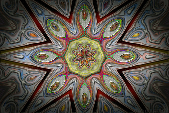 Lotus Heart, digital painting by Johan Framhout