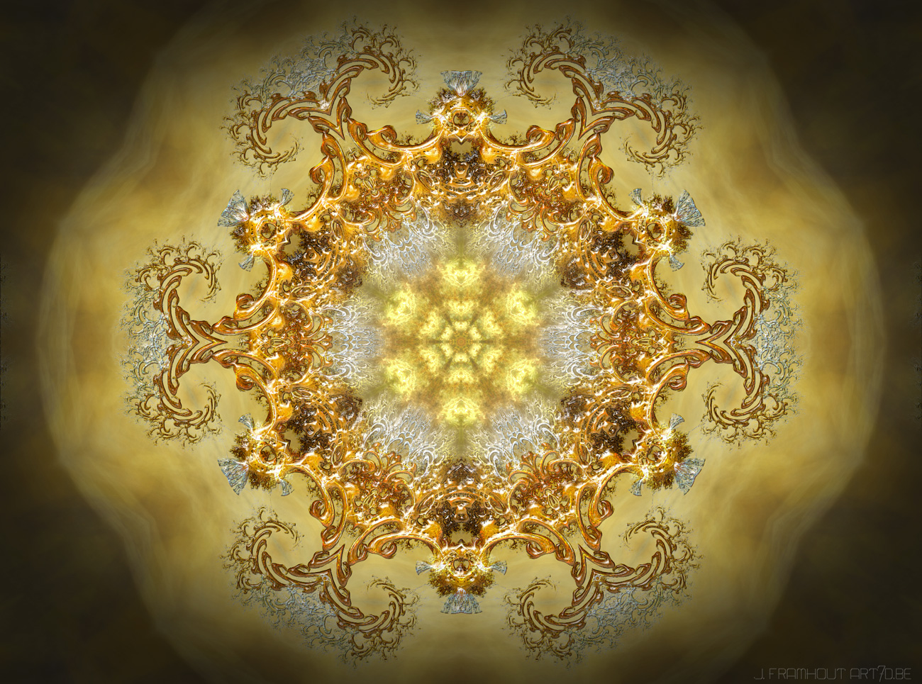 Bouquet, fractal art by Johan Framhout