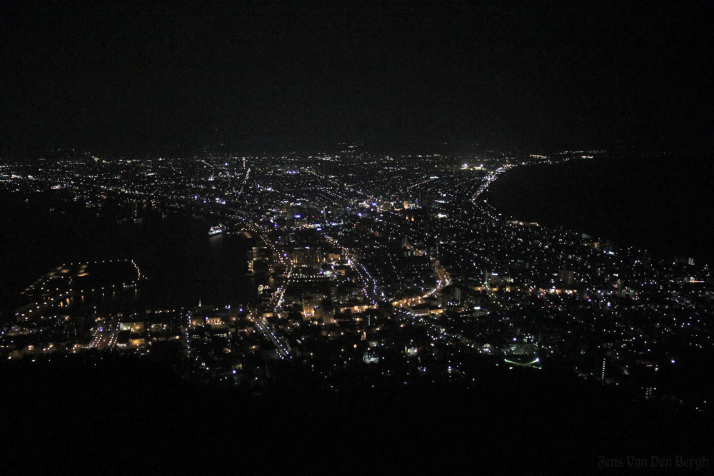 Hakodate at night