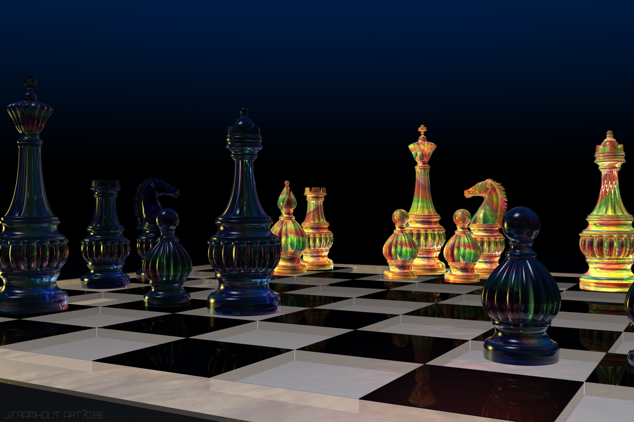 3D-art,  Chess by Johan Framhout on art7d