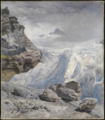 John Brett, Glacier of Rosenlaui, 1856