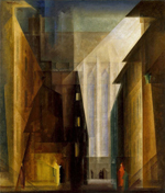 Lyonel Feininger (1871-1956), Church of the minorities II, 1926