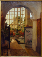 Walter Launt Palmer - Stanway Interior (1881)
