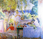 Henri Lebasque (1865-1937), Meal on the terrace