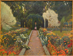 Santiago Rusiñol, Aranjuez Garden, Arbor, II, 1907, oil on canvas