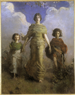 Abbott Handerson Thayer (1849-1921), A virgin, US 1892-93