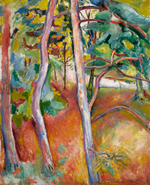 Emile Othon Friesz, 1879 - 1949, Arbres, Automne, 1906, oil on canvas