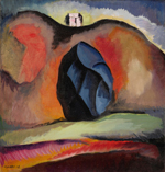 Man Ray, 1890-1976, Ramapo hills, 1914, oil on canvas