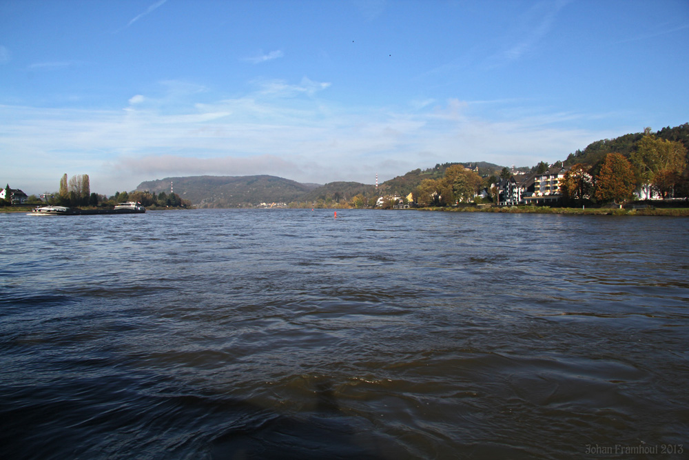 Met de veerboot over de Rijn 