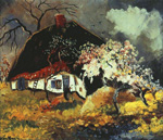 to Antoon Kruysen (1898 - 1977, Dutch), Spring Blossom in Oirschot