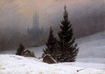 Caspar David Friedrich , Winter Landscape 